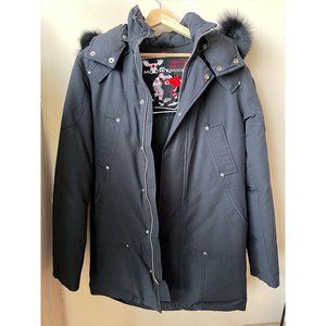 MOOSE KNUCKLES Men's Parka Long Down Jacket_BLACK_SMALL